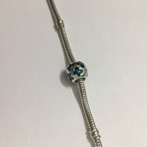Blue/Turquoise Butterfly Pandora charm